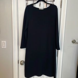 St. John Collection Black Long Sleeve Dress